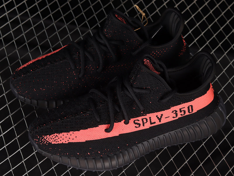 Adidas Yeezy Boost 350 Core Black-Red