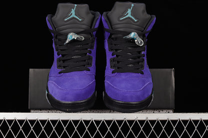 Air Jordan Retro 5 Alternate Grape/Black/Ice/Clear/New Emerald