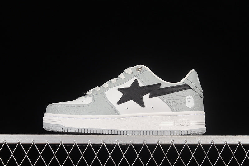 BAPE Bapesta #3 'Line White-Camo Gray'