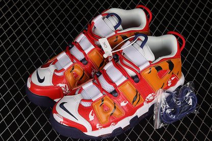 Air More Uptempo 96 QS Varsity Red/Orange-White