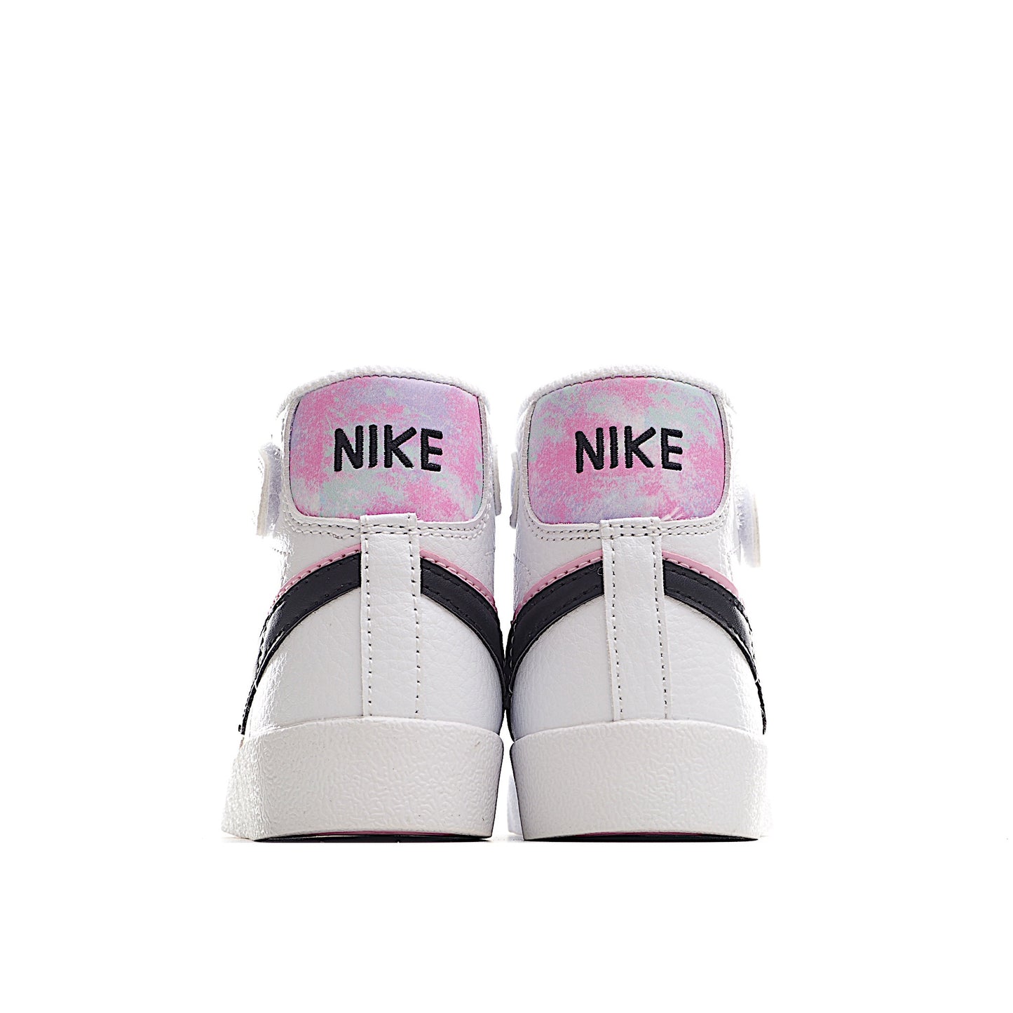 Kids Nike Blazer Mid White Black-Pink