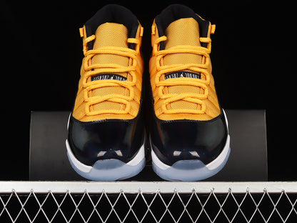 Air Jordan Retro 11 Black/Yellow-White