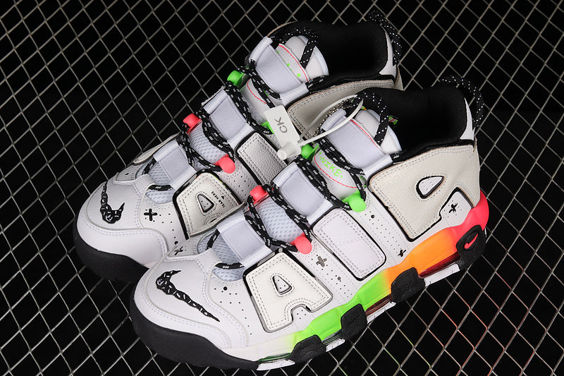 Air More Uptempo 96 Culture Of The Game White-Multi Color