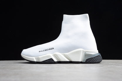 Balenciaga Speed White/Black-Clear