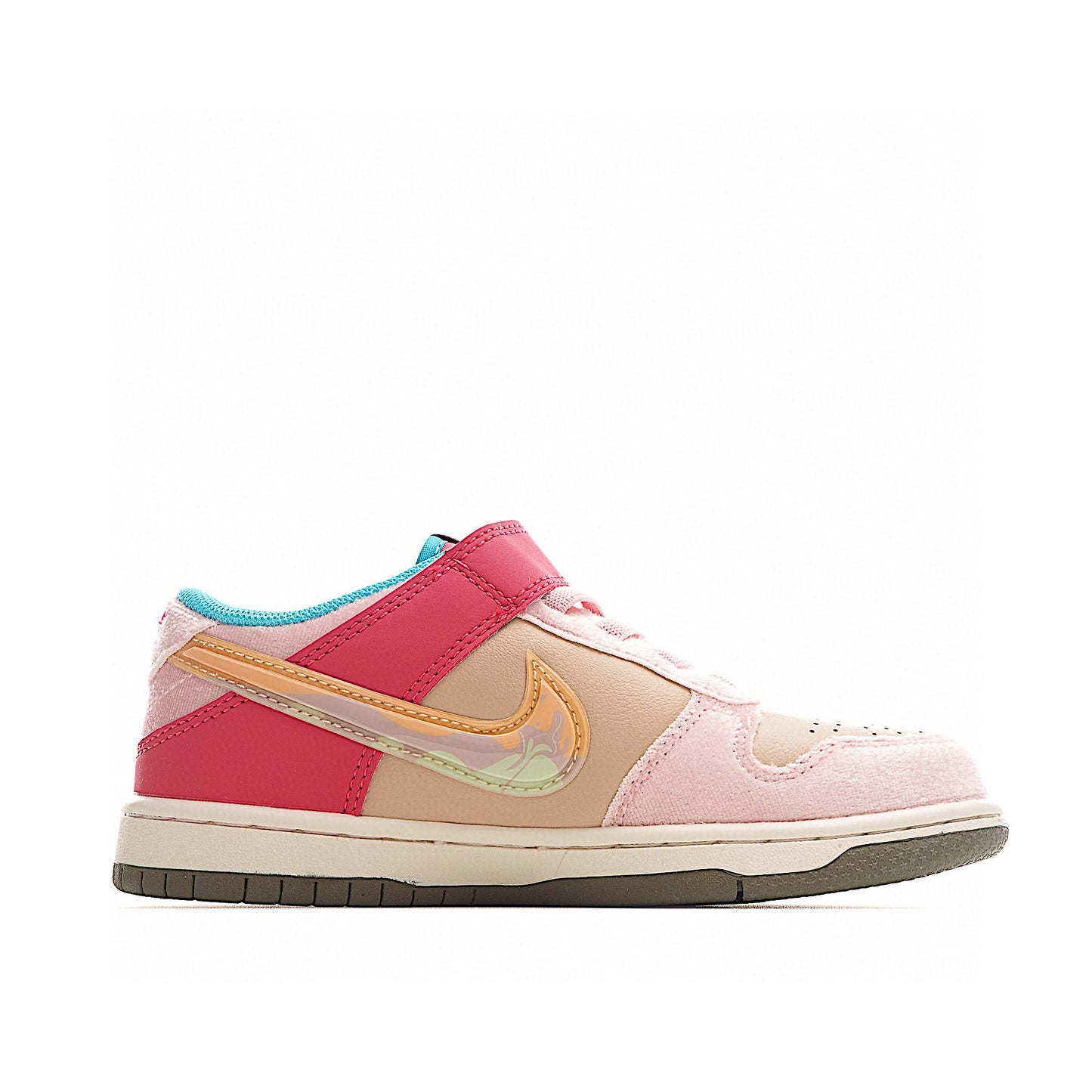 Kids Nike Dunk Low Social Status Free Lunch Strawberry Milk