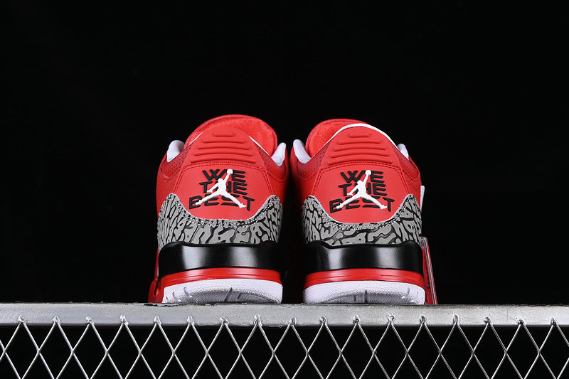 Air Jordan Retro 3 XDJ Khaled Red/Black-Grey