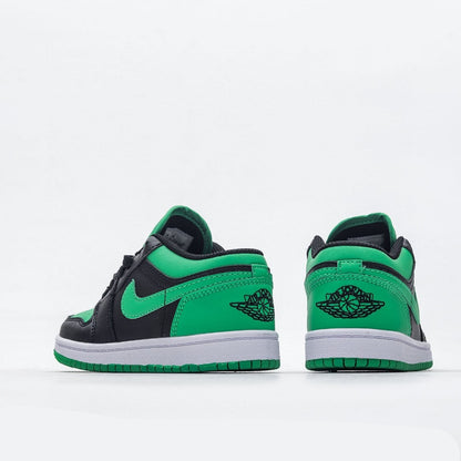 Kids Air Jordan 1 Low 'Black Green'