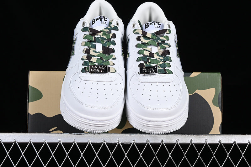 BAPE Bapesta 'White Camo'