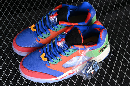 Air Jordan Retro 5 Low Doernbecher Green/Orange-White-Blue