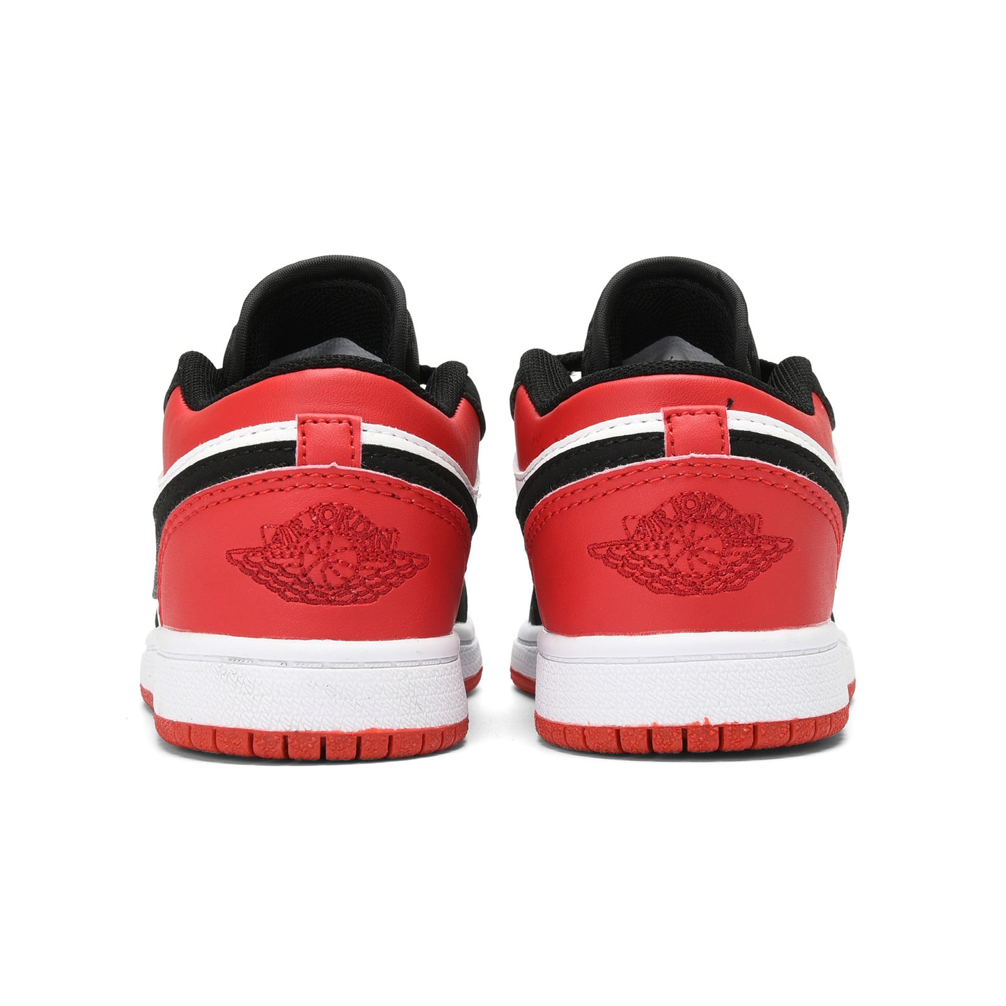 Kids Air Jordan 1 Low 'White Black  Red'