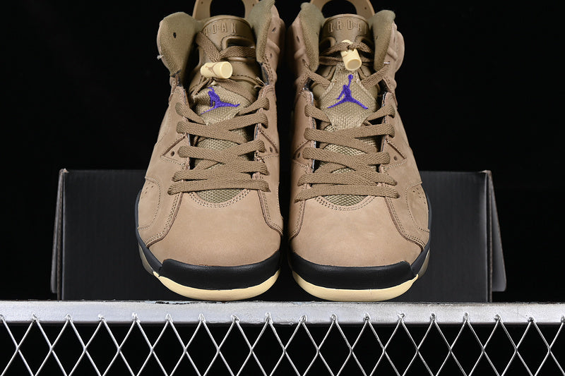 Air Jordan Retro 6 Gore-Tex Brown Kelp Brown-Black