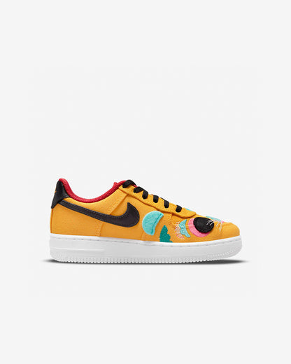 Kids Nike Air Force One Low 07 LV8 Chinese New Year University Gold