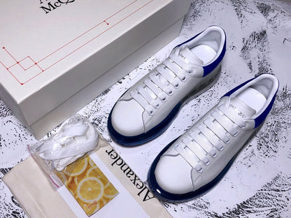 Alexander McQueen Sole Clear White-Blue