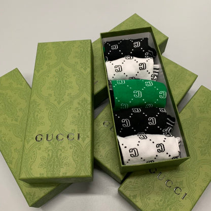 Gucci Low Socks 5 Pack