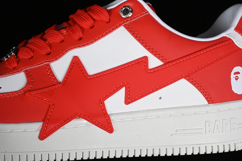 BAPE Bapesta Os Ladies 'White Red'