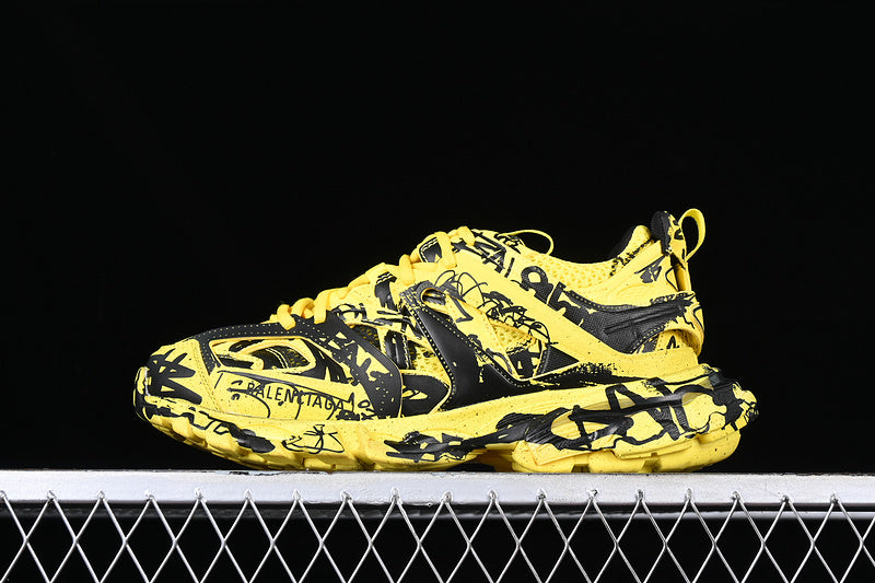 Balenciaga Track Graffiti Yellow-Black