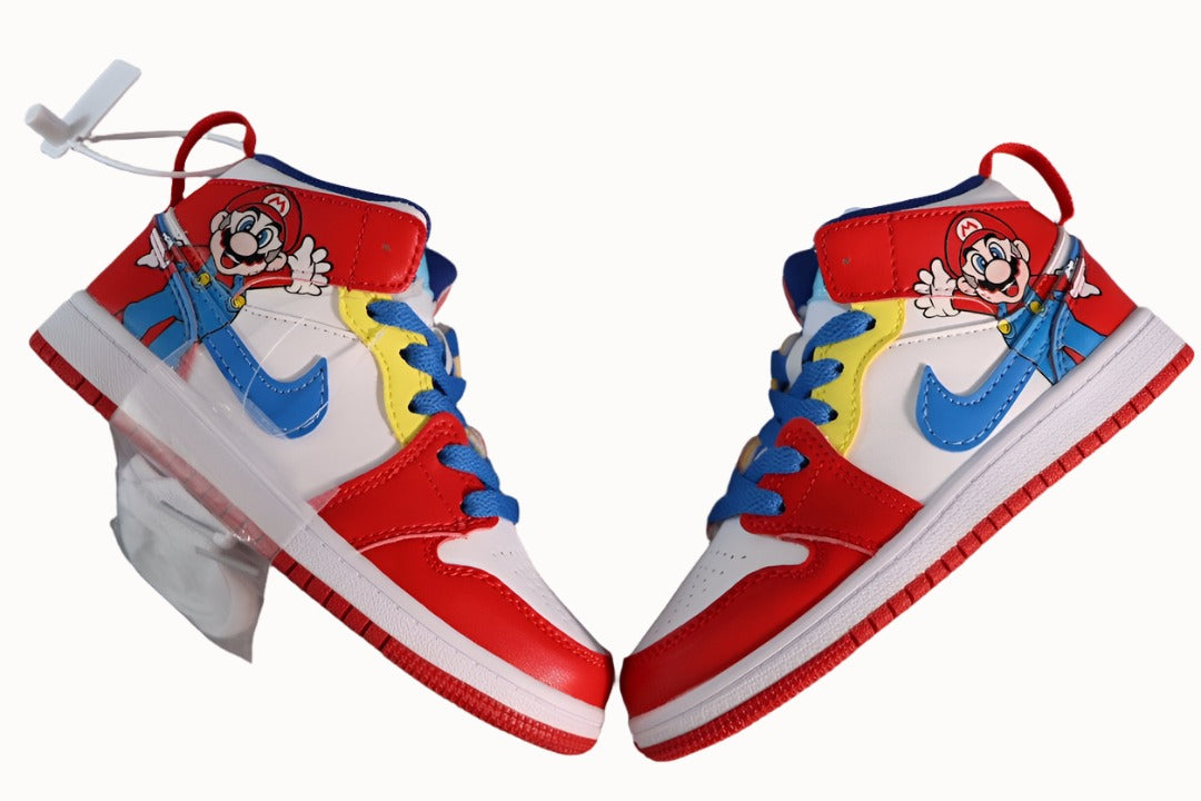 Kids Air Jordan 1 High X Super Mario World 'Super Mario'