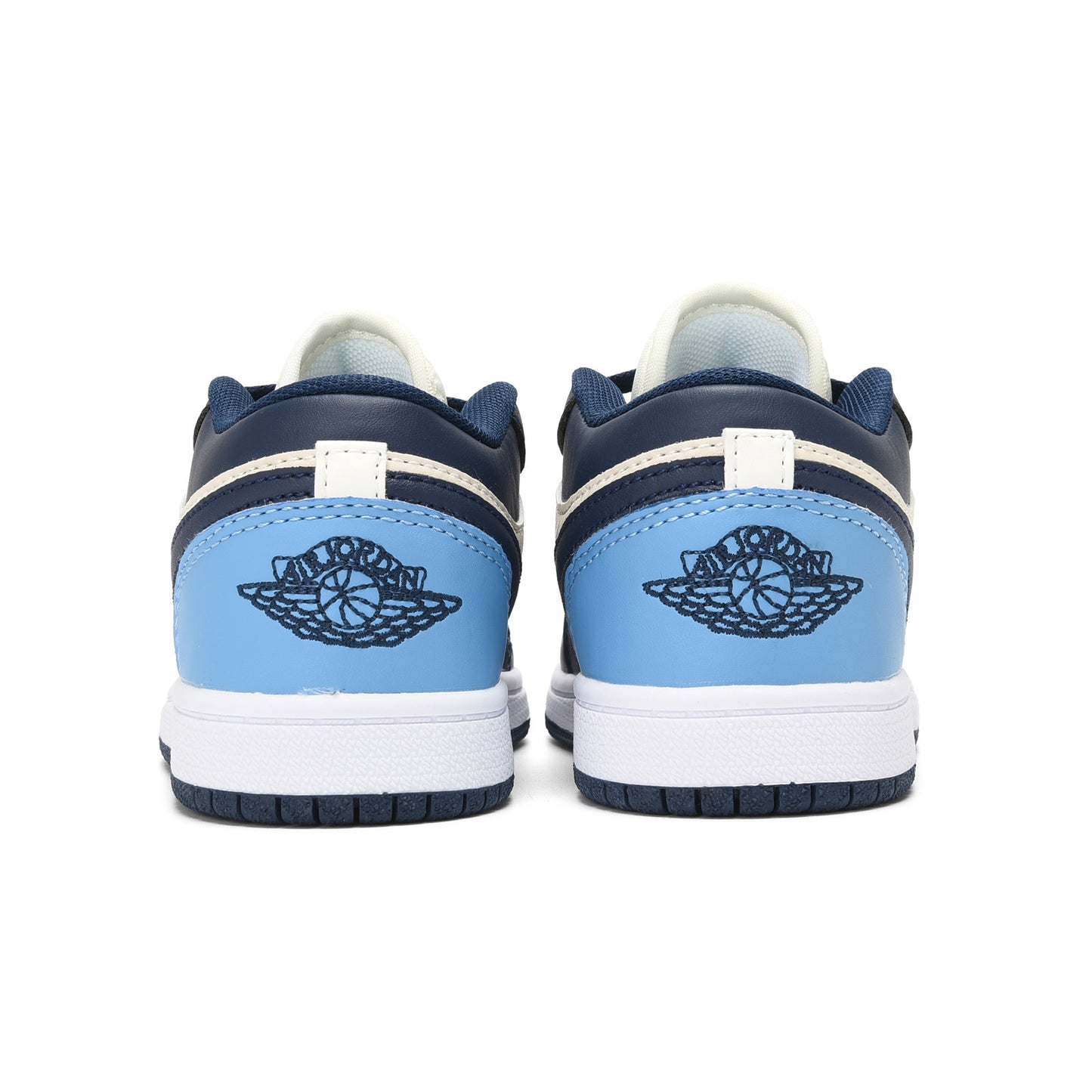 Kids Air Jordan 1 Low 'Blue Cream Black'