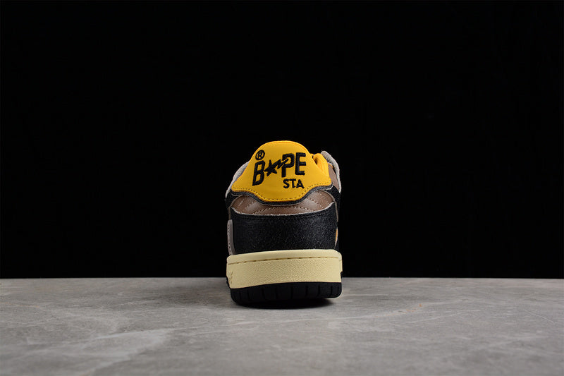 BATHING APE®  Sk8 Sta 'Black Yellow'