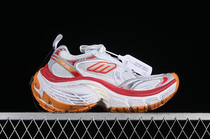 Balenciaga Track 10XL White/Red-Orange mesh