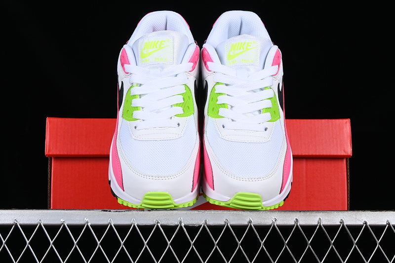 Air Max 90 White/Green/Pink-Black