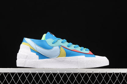 NK Blazer Low Sacai X Kaws X Blazer Blue/White/Multi Color