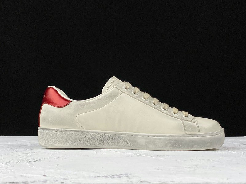 Gucci Ace 'Distressed ' Witte Red