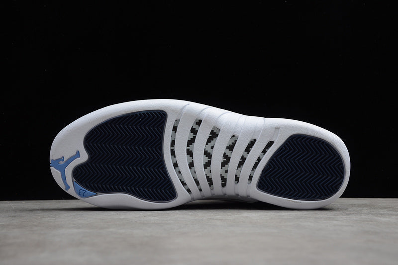 Air Jordan Retro 12 Indigo Stone Blue/White-Obsidian