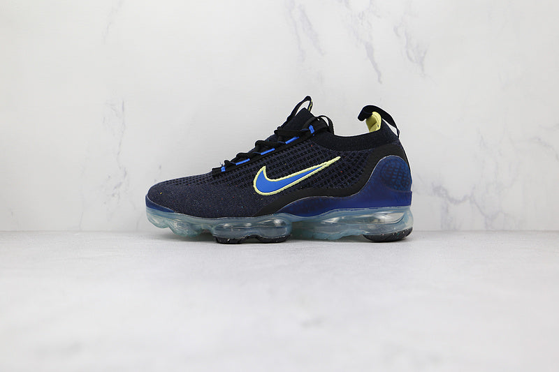 Air Vapormax 2021 Flyknit Obsidian/Light Lemon-Twist/Racer Blue-Black