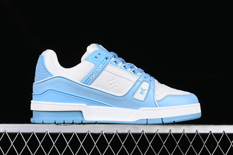 Louis Vuitton Trainer Baby Blue-White