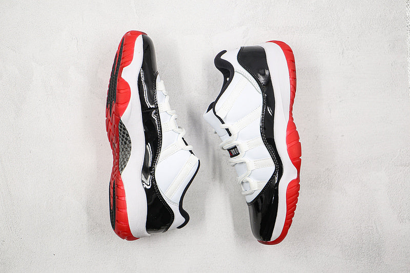 Air Jordan Retro 11 Low White/Black-True Red