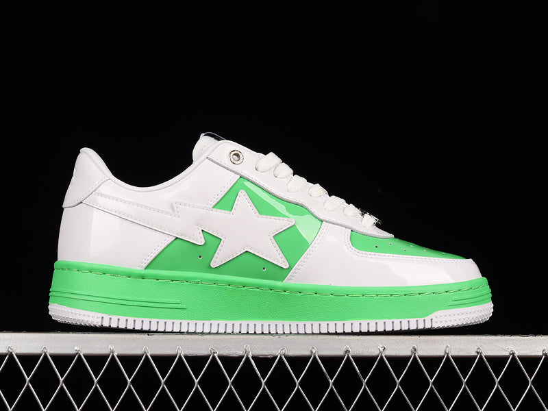 BAPE Bapesta  'White Green'