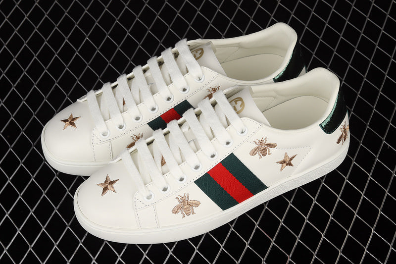 Gucci Ace 'Bees and Stars' White Green