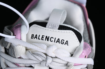 Balenciaga Track White/Dark Grey-Pastel Pink