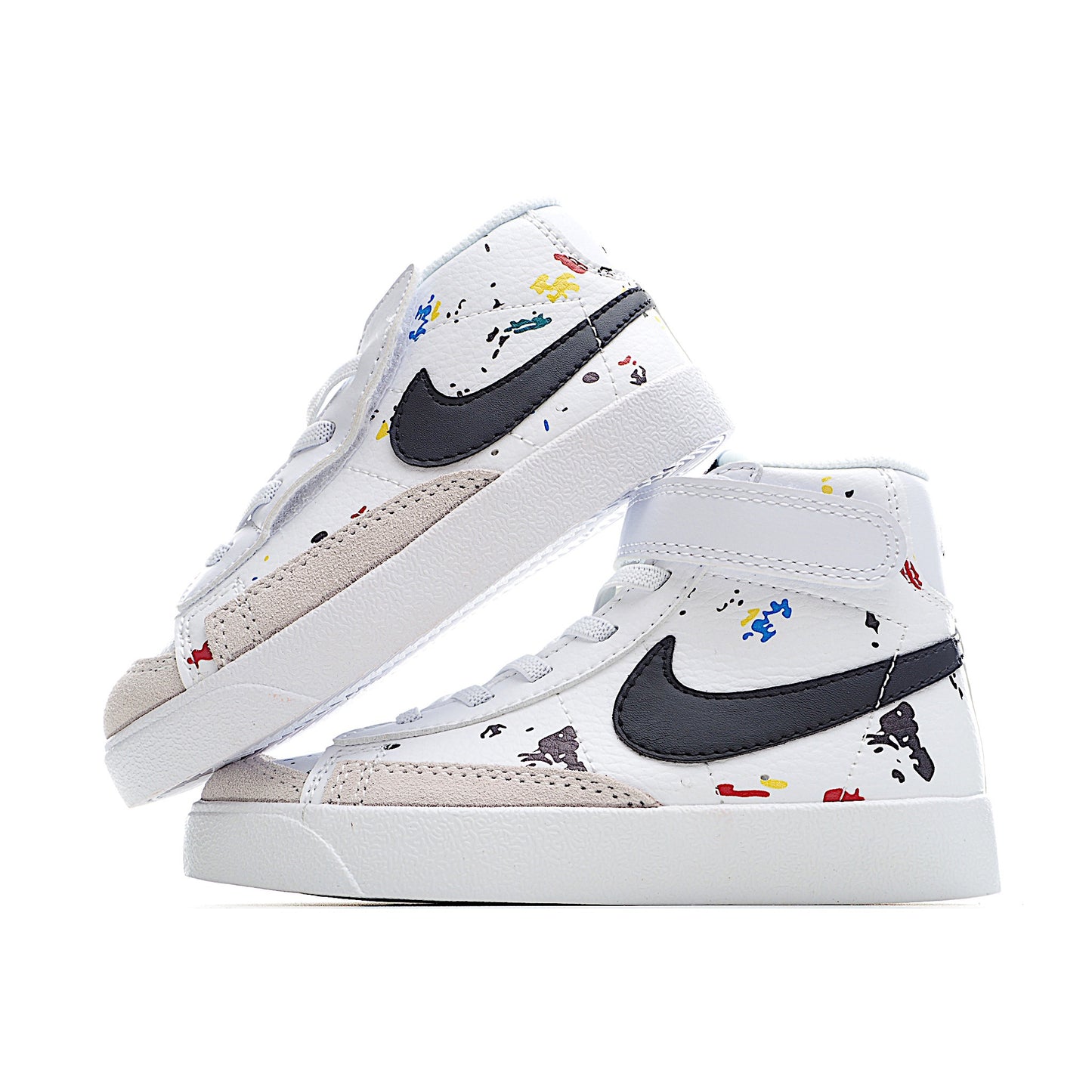 Kids Nike Blazer Mid White Multi-Color