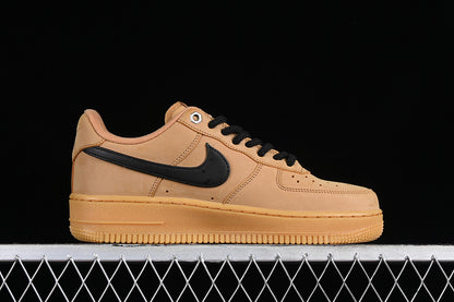 Air Force One Low Black/Wheat