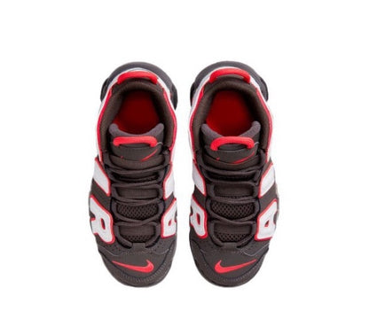 Kids Nike Uptempo Medium Ash Siren Red White