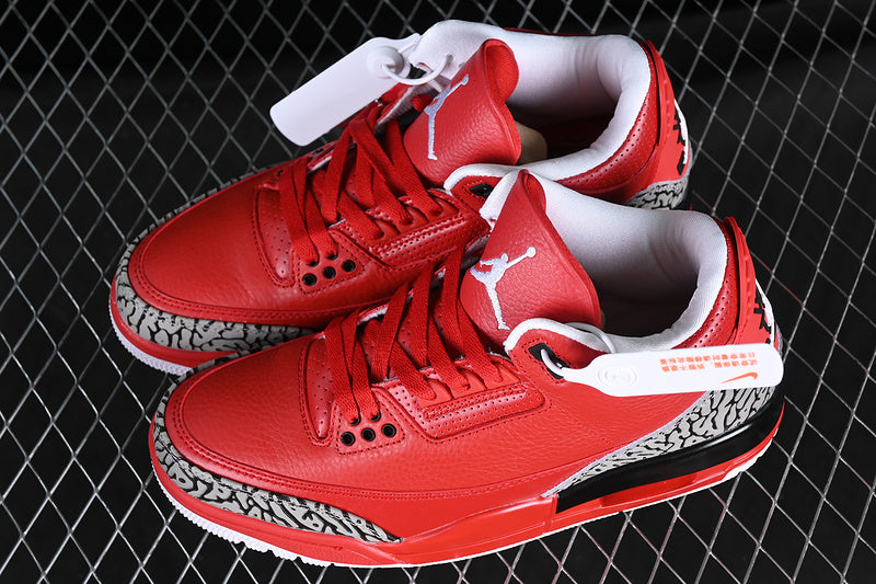 Air Jordan Retro 3 XDJ Khaled Red/Black-Grey