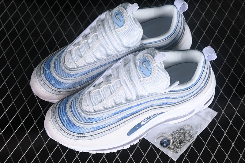 Air Max 97 White/Wolf Grey/Baby Blue-Blue