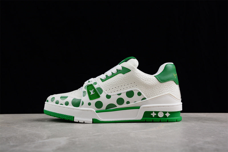 Louis Vuitton X Trainer Yayoi Kusama Green White