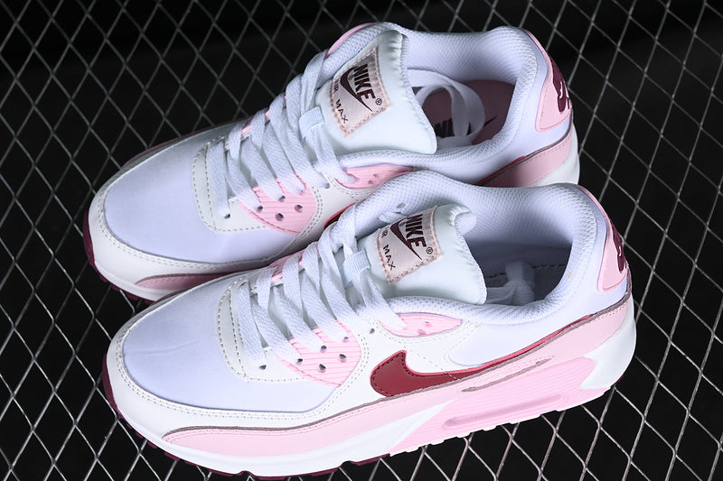 Air Max 90 White/Pink-Red