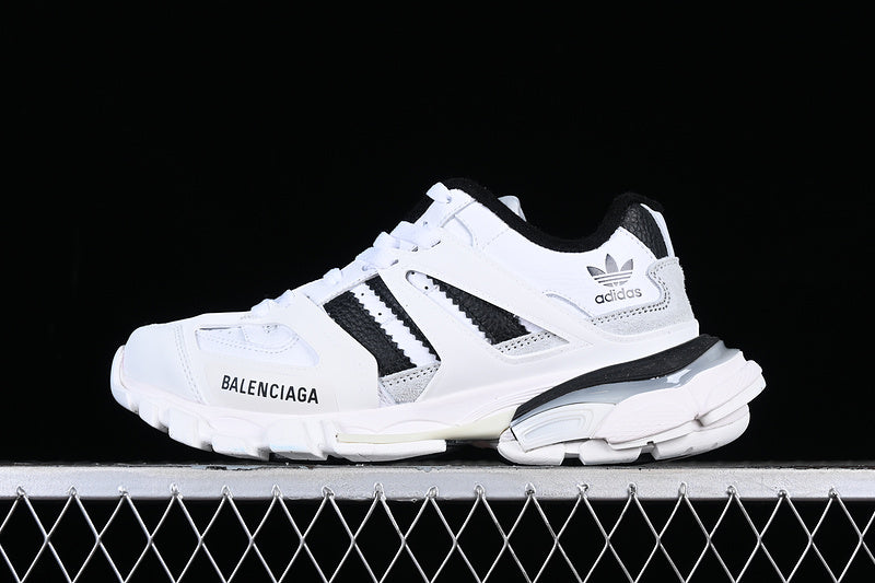 Balenciaga Track X Adidas White  Black