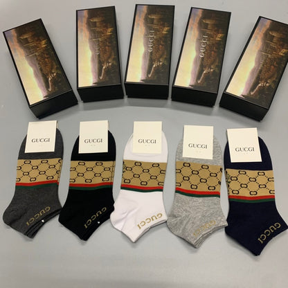 Gucci Low Socks 5 Pack