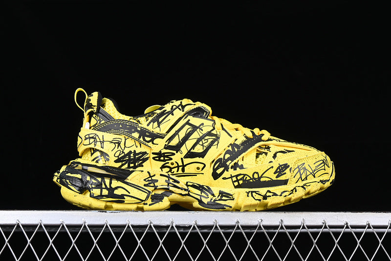 Balenciaga Track Graffiti Yellow-Black