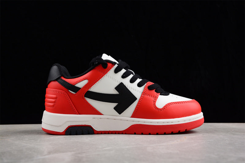 Off-White Out Of Office OOO Black White Red