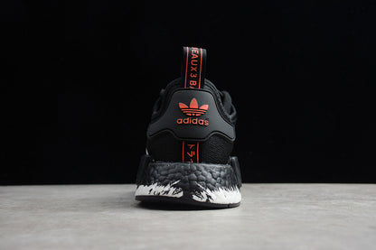 Adidas NMD R1 Core Black/White-Red