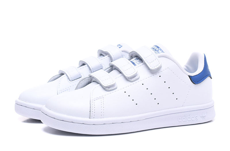 Kids Adidas Originals X Stan Smith Comfort White Blue