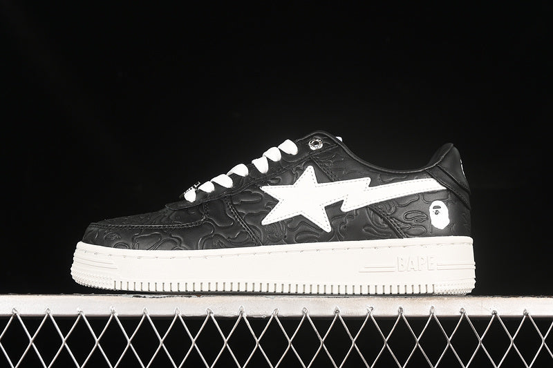 BAPE Bapesta #3 'Line White-Camo Black'