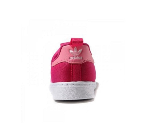 Kids Adidas Superstar White Pink