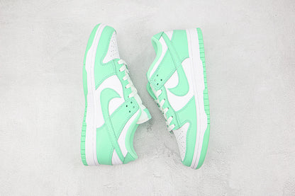 SB Dunk Low White/Green Glow